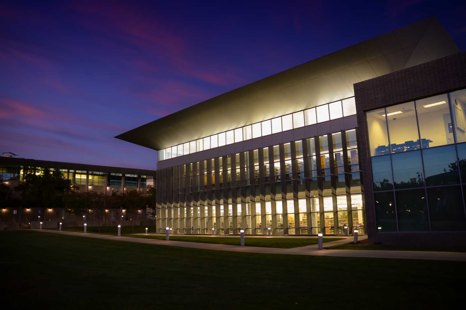 SCC twilight building