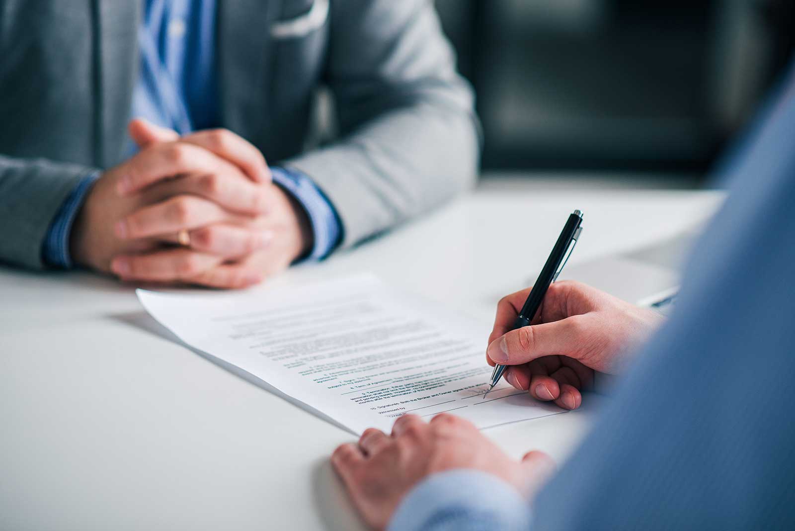 Signing Contract 