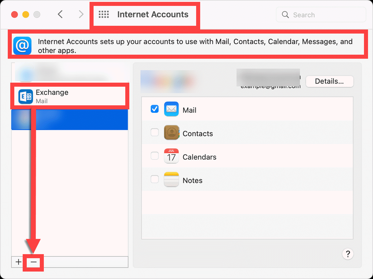 Apple Internet Accounts