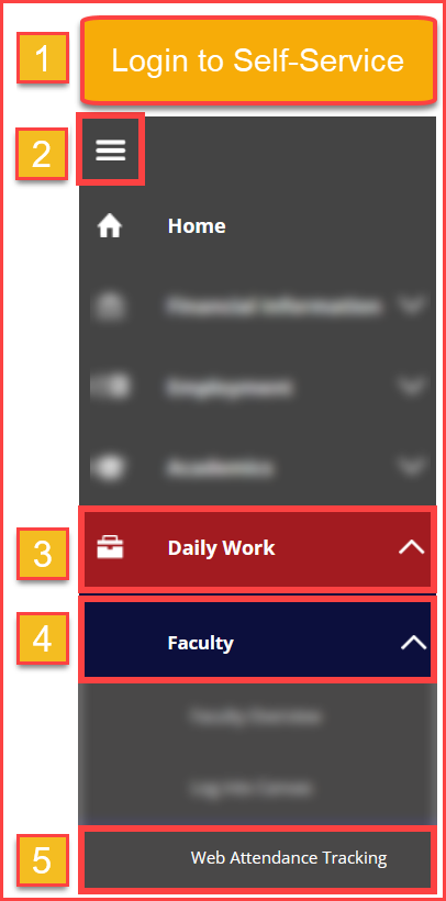 Web Attendance Tracking