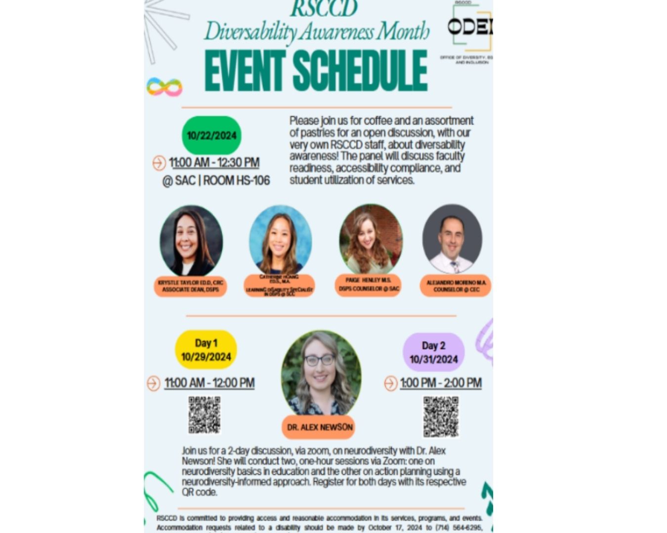 Diversability Awareness Month Flyer